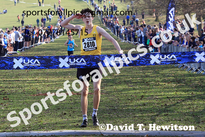 GMens under-17s 2025 UK CAU Inter Counties Cross Country Champs., Wollaton Park, Nottingham. Photo: David T. Hewitson/Sports for All Pics